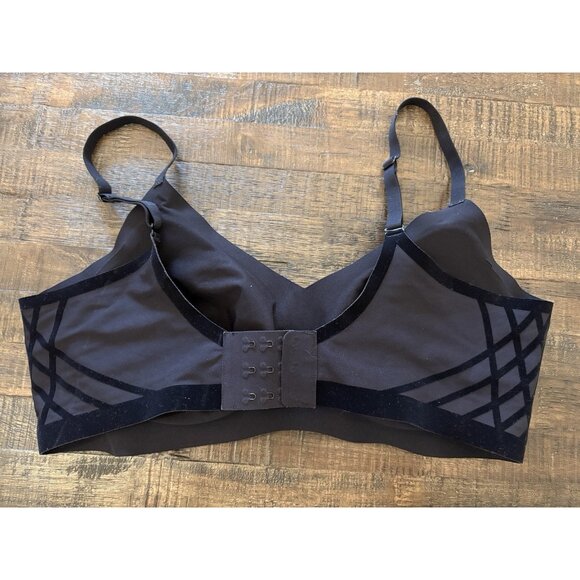 HONEYLOVE Silhouette Wireless Bra Vamp Size XL Black - Picture 5 of 8